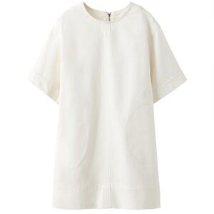 Zara Kids Ecru Denim Dress